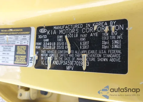 2014 Kia Soul + из США, поврежденный, VIN KNDJP3A59E7019513